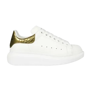 Кроссовки Alexander McQueen Alexander McQueen Oversized Sneaker 'Gold Crocodile', белый