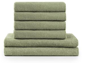 Банное полотенце Blumtal Krydda 6-teilig, серо-зеленый - 70 х 140 см - количество предметов в наборе: 6