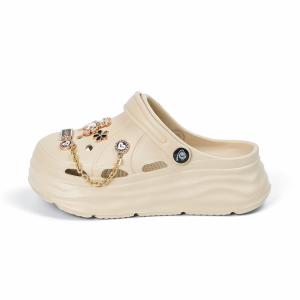 HUANQIU Клоги женские хаки, цвет Khaki