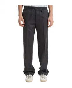 Серые брюки прямого кроя Drole De Monsieur, серый