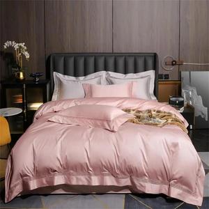 YUSIWOAL Комплект постельного белья премиум 1000 нитей хлопок саржевое плетение гипоаллергенное отельное качество Color 4