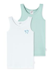 Нижняя рубашка SCHIESSER  Fine Rib, светло-зеленый