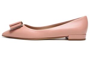 Женская повседневная обувь Женские низкие туфли телесно-розового цвета Ferragamo