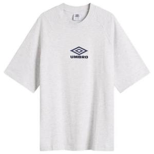 Культовая свободная футболка Umbro, Ice Marl & Dark Navy