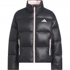 Женская легкая пуховая куртка FW25 Adidas, черный/светло-розовый