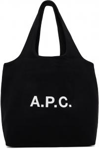 A.P.C. Черная сумка-тоут Ninon