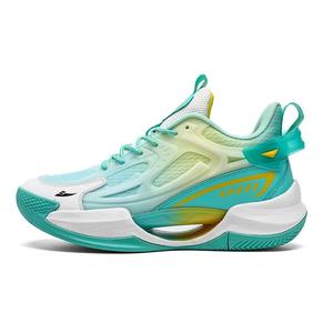 Kuding Амортизирующие нескользящие износостойкие баскетбольные кроссовки Mid-Top Unisex Cyan Moon, цвет Cyan Moon