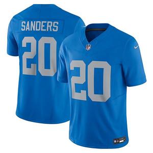 Мужская синяя альтернативная лимитированная джерси Detroit Lions Vapor FUSE Barry Sanders Nike