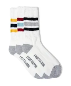 Винтажные носки Fruit of the Loom с тремя полосками, набор из 3 пар Select Brands, цвет Other 1