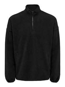 ONLY & SONS Флисовый свитер «Саким» черного цвета