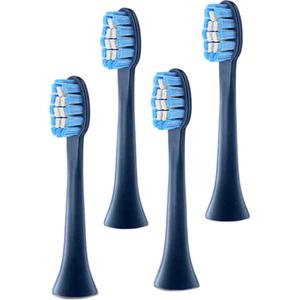Набор сменных насадок для электрической зубной щетки FT7106/FT7105/FT7205, 4 шт, для взрослых, звуковые насадки TH01 FLYCO, синий