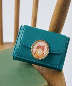 Миниатюрный кошелек PJA-W1173, брошь в виде кошки.