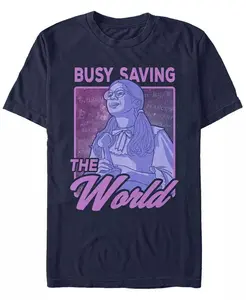 Мужская футболка с коротким рукавом Suzie Poo Stranger Things Fifth Sun, синий