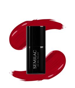 Гель-лак для ногтей Semilac UV Colours UV Gel Polish, 027 Intense Red, 7 ml