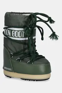 Детские зимние ботинки ICON NYLON Moon Boot, зеленый