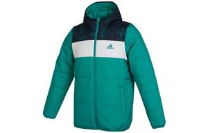 Детские стеганые куртки Adidas, зеленый