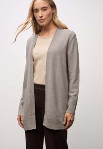 Кардиган Street One MIT ROLLKANTE , Beige/Taupe