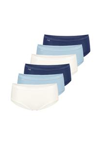 Трусы миди 6 шт. в упаковке basic+ Sloggi, синий