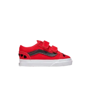 Кроссовки Vans Old Skool V Toddler 'Red Heart', красный