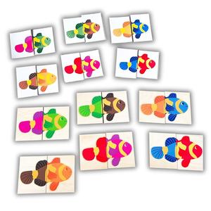 Головоломка для размножения, разноцветные рыбки, изучение цветов. Inna marka