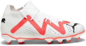 Футбольные бутсы PUMA Future Match для твердого и искусственного покрытия (маленький/большой ребенок), белый/черный