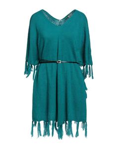 Пончо No, бирюзовый