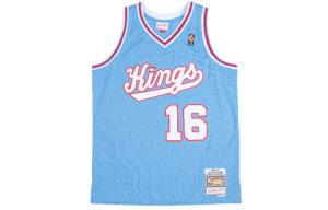 Mitchell Ness Баскетбольная майка Mitchell & Ness SW Fan Edition 04 05 Sacramento Kings, Стоякович, размер 16, унисекс, синяя
