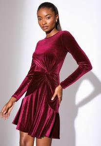 Платье Lipsy Day dress, Burgundy Red/Red