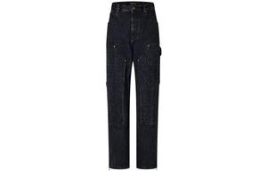 Джинсы мужские Louis Vuitton с карманами, черный