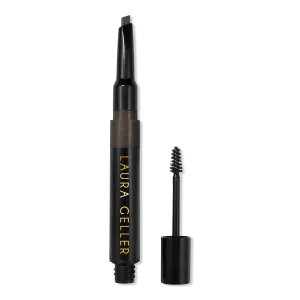 Водостойкий карандаш и гель для бровей Sculpt-n-Stay LAURA GELLER, Dark Brown (for medium brown to dark brown hair)