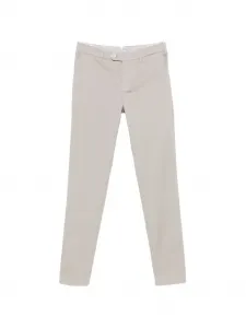 Брюки со стрелками и застежкой на пуговицу Brunello Cucinelli, серый