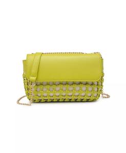 Плетеная сумка Erin среднего размера через плечо Urban Expressions, зеленый