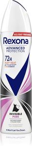Невидимый спрей-дезодорант повышенной защиты для удаления белых и желтых пятен Rexona, 150 мл