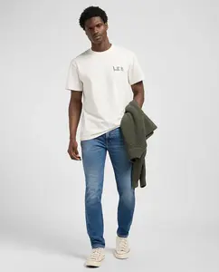 Мужские джинсы-скинни прямого кроя Lee, синий