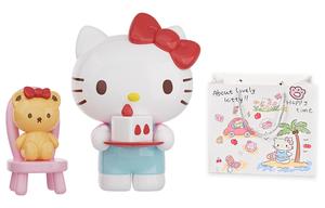 Hello Kitty настольное украшение Sanrio, afternoon tea+exquisite shopping bag