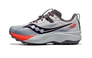 Кроссовки женские ENDORPHIN EDGE с низким верхом серо-красные Saucony