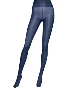 Трусики 40 ден блестящие Wolford, индиго