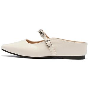 Устойчивые к истиранию сандалии с закрытым носком, женские, 4,5 см AGSDON, Beige