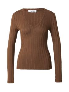 Лонгслив Edited ELIN, темно коричневый