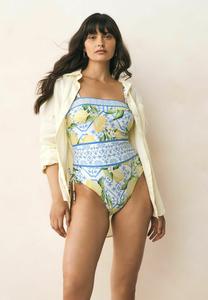 Купальник B by Ted Baker TUMMY CONTROL FLORAL PRINT, White Lemon/White