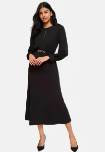 Платье в стиле casual с вырезом-«замочной скважиной», прямого кроя Friends Like These, Black