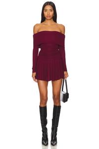 Мини платье олеся Camila Coelho, бордовый
