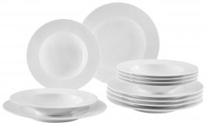 Фарфоровая посуда из 12 предметов Seltmann Weiden, белый