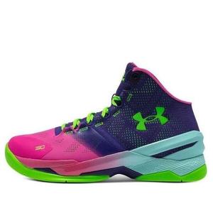 Кроссовки curry 2 retro 'northern lights' 2022 Under Armour, розовый