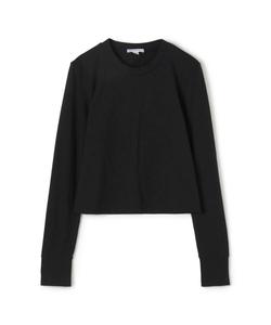 Укороченная футболка из хлопка и полиэстера WMTP3925