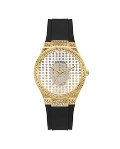 Женские часы Radiance GW0482L1 из стали и черного ремешка Guess, черный