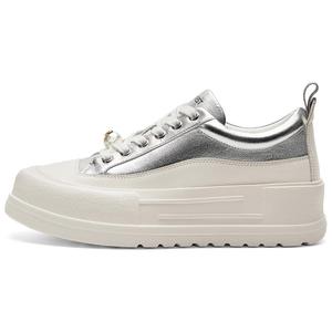 NINE WEST Женские кэжуал лоу-топы серебристо-белые, цвет Silver/White