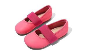 ABC DOUKIDS Долговечные дышащие низкие детские кожаные туфли ABCdoukids, персиковый