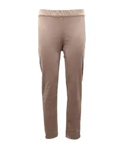 Брюки из веганской замши с эластичным поясом D.Exterior, серый