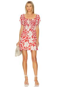 Платье мини FAITHFULL THE BRAND X Revolve Domenica, цвет Pavito Floral